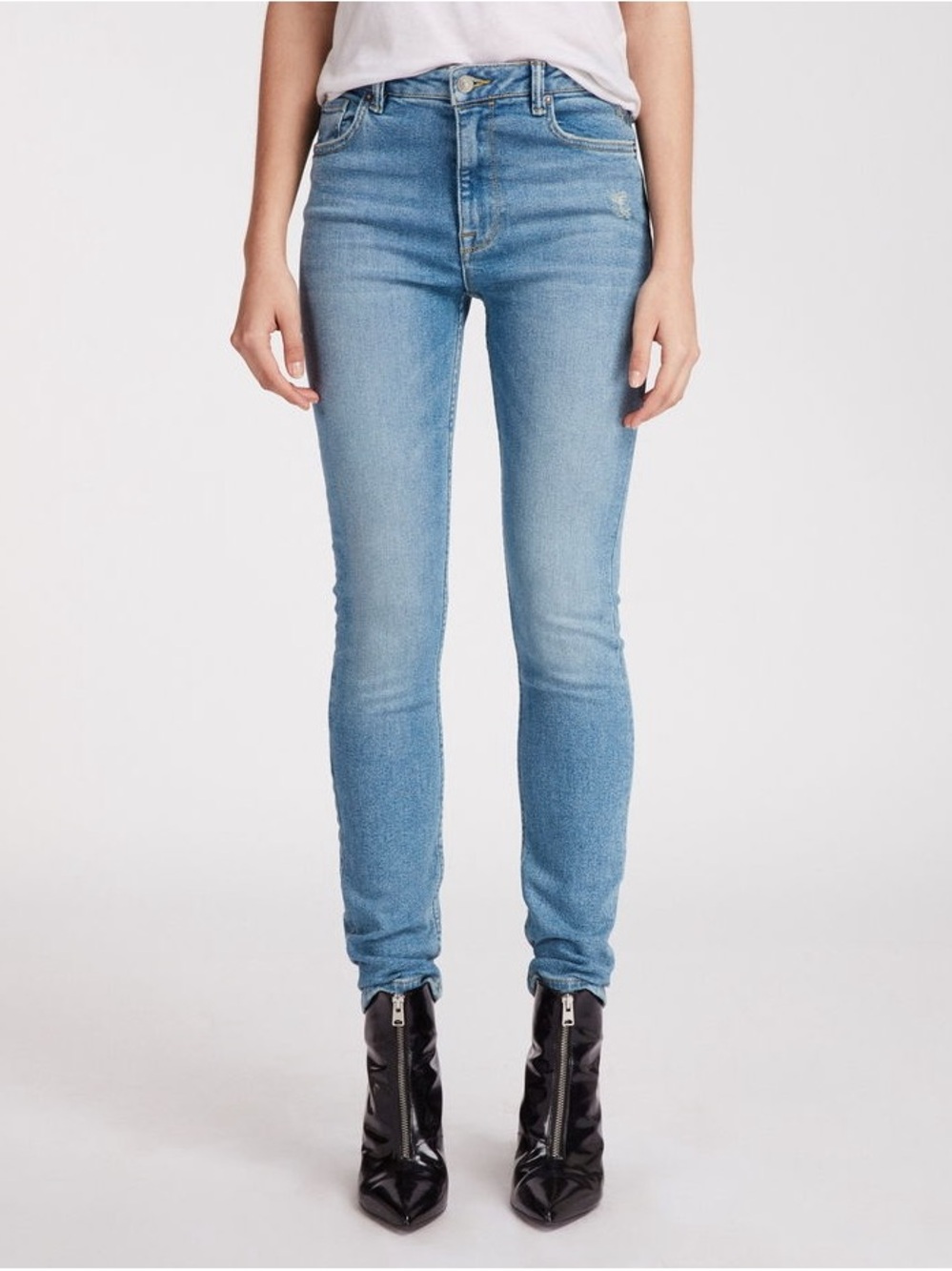 All Saints Light Blue Stilt Vintage Skinny Jeans